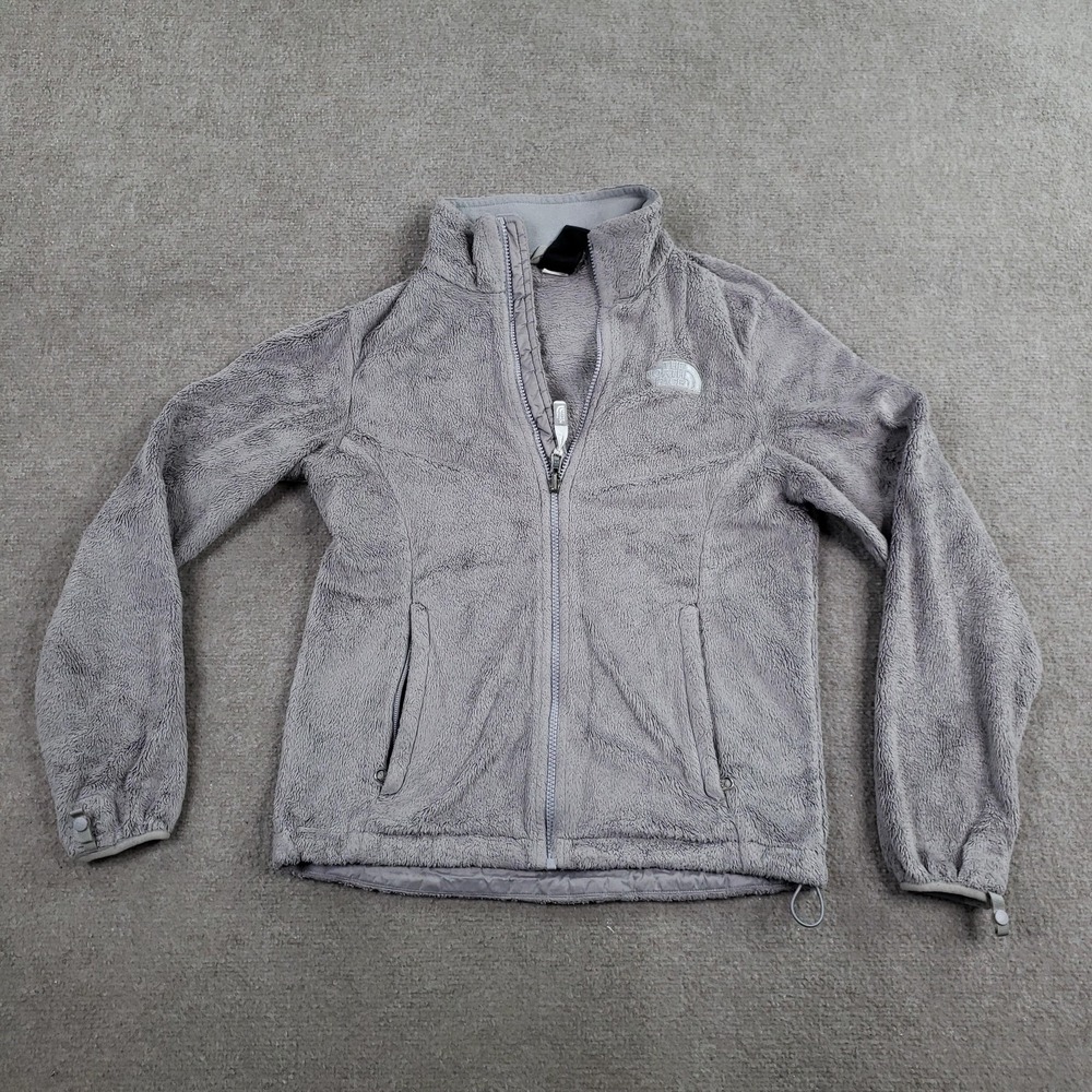 The North Face Osito Jacket Womens Medium Gray Fleece Full Zip Pockets